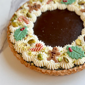 Chocolate Pistachio Tarte