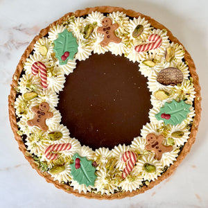 Chocolate Pistachio Tarte