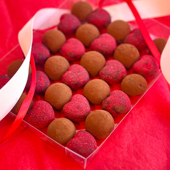 Valentine Chocolate Truffles (Vegan, GF)